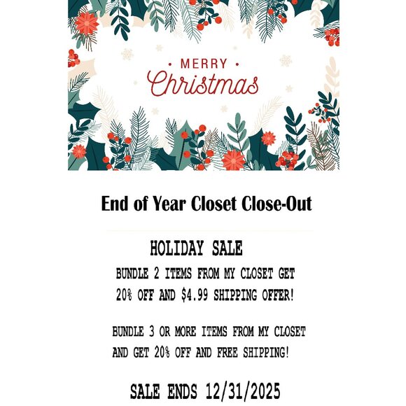 Special End of Year Holiday Sale Notice - Picture 1 of 1